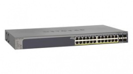 GS728TP-200EUS, 28-Port ProSafe Gigabit Smart Switch, Managed, 24x PoE+, 4x SFP, NETGEAR
