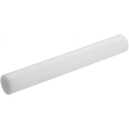POM-C WHITE 1000X10, Plastic rod 1000 x 10 mm, Amsler & Frey