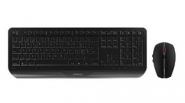 JD-7000CH-2, GENTIX Wireless Keyboard and Mouse, 2000dpi, CH Switzerland/QWERTZ, USB, Black, Cherry