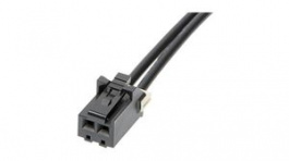 36921-0200, L1NK 396 Receptacle Cable Assembly, 3.96mm Pitch, 75mm, Black, Molex
