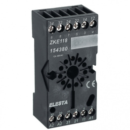 ZKE088, Relay socket, Elesta Relays