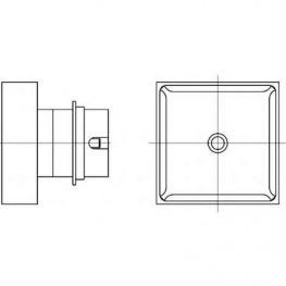 NQ50, Quad Nozzle, 36 mm x 36 mm, Weller