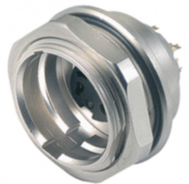 09-4820-81-06, Panel-mount socket, 6-pole Pole no.=6 DIN, Binder