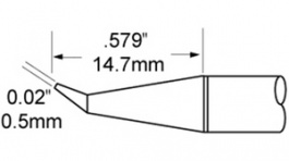 SFP-CNB05, Soldering Rework Cartridge Conical 390 °C, Metcal