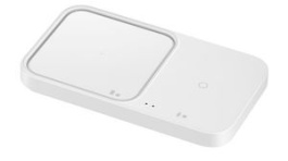 EP-P5400TWEGEU, Charger Pad Duo with Quick Charge Adapter, Wireless, 15W, White, Samsung