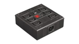 PXD701/561/10/1, Outlet Strip 6 IEC 60320 C13 Black IEC 60320 C14, Bulgin