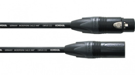 CPM 5 FM-FLEX [5 м], Microphone Cable Assembly&nbsp;&nbsp; 2 x0.22 mm2 Black, 5.0 m, Cordial