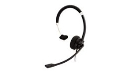 HA401, Headset, Mono, On-Ear, Mono Jack Plug 3.5 mm, Black / Silver, V7