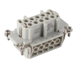 HDC-HE10-F, Розетка с винтовым соединение HDC-HE10-F, Yonggui Electric