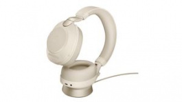 28599-999-888, USB-C Headset, Evolve 2-85, Stereo, Over-Ear, 20kHz, Bluetooth/Stereo Jack Plug 3.5 mm, Beige, Jabra