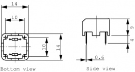 RN102-1/02, Inductor, radial 3 mH (2x) 1 A (2x), Schaffner