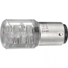 1508P 13 2315 EY, LED indicator lamp BA15d 130...230 VAC, Taunuslicht