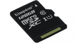 SDC10G2/128GBSP, microSD Card, 128 GB, Kingston