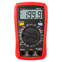 DM-10 + поверка, Мультиметр RGK DM-10 с поверкой, RGK