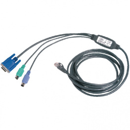 PS2IAC-15, KVM adapter cable VGA/PS/2 -> RJ45 4.5 m, Avocent