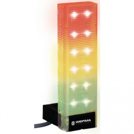 69030055, Сигнализатор: световая колонна; Uпит:24ВDC; LED; IP65; -30?50°C, WERMA Signaltechnik