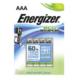 ENR ECOAD E92 BP 4 [4 шт], Primary battery 1.5 V, LR03, Energizer