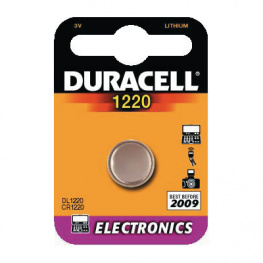 DL 1220, Button cell battery Lithium 3 V 34 mAh, Duracell