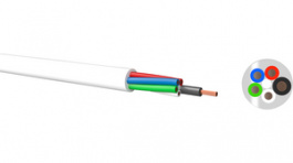 LEDotronic 4x0,5+1x1,0qmm ws, Control cable&nbsp;&nbsp; 4&nbsp;&nbsp;x0.50 mm2 (1 x 1.00 mm2) unshielded, Kabeltronik