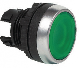 L21AH60, Illuminated Pushbutton, Flat, Blue, Baco