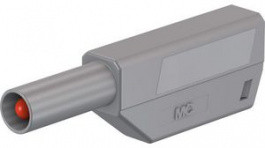 22.2657-28, Stackable Banana Plug \x1a4mm Grey 32A 1kV Nickel-Plated, Staubli (former Multi-Contact )