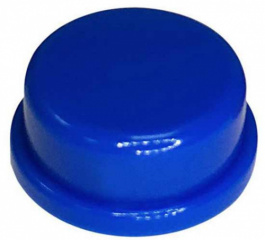 RND 210-00232, Cap blue round 10x5.7 mm, RND Components