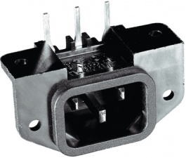 PX0580/PC, Разъем: питания AC; IEC 60320; C14 (E); гнездо; "папа"; луженые, Bulgin