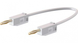 28.0039-04529, Test Lead 450mm White 30V Gold-Plated, Staubli (former Multi-Contact )