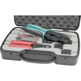 6PK-330K, Set of crimping pliers for coaxial connectors, Proskit