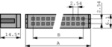 09185166813 Multipole socket DIN 41651 16, Female