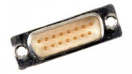F15P0G3, Plug D-Sub Connector, DA-15, Solder, FCT