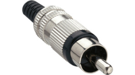 STO 2 schwarz, RCA plug black black, Lumberg Connect