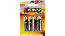 5015663 [4 шт], X-Power Alkaline Battery 1.5 V LR6 Pack of 4 pieces, Ansmann