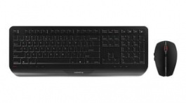 JD-7000CS-2, GENTIX Wireless Keyboard and Mouse, 2000dpi, CZ Czech/SK Slovakia/QWERTZ, USB, B, Cherry
