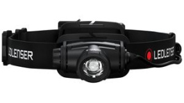 502193, Headlamp, LED, 2x AA, 200lm, 120m, IP67, Black, LED Lenser