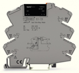 857-728, Socket with Miniature Switching Relay, Wago