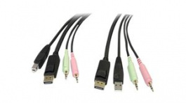 DP4N1USB6, KVM Adapter Cable DisplayPort / USB / Audio, 1.8m, StarTech.com