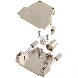 MHDSSK-M-25-L-K, D-Sub metalized hood Poles 25, MH Connectors