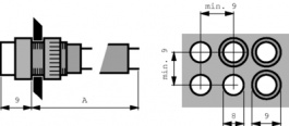 19-139.015, Illuminated push button, 0.8 A, 50 VAC / 72 VDC, EAO