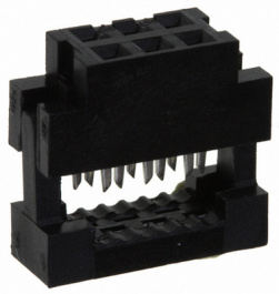 89947-706LF, Socket Minitek 2x3P, FCI (Amphenol FCI, AFCI))