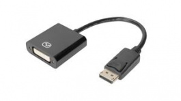 DB-340414-001-S, Adapter, DisplayPort Plug - DVI-I 24+5-Pin Socket, DIGITUS