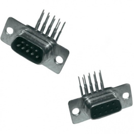 MHDD09-F-T-B-M-RBM, D-Sub Socket, Solder Pins, 90deg 9P, MH Connectors