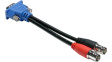TA299 D9 to dual BNC adaptor