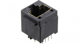 95552-2887, Гнездо; RJ45; PIN:8; Кат:3; экранированный; позолота; THT; на PCB, Molex