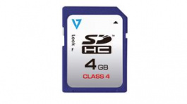 VASDH4GCL4R-2E, Memory Card 4GB, SDHC, 10MB/s, 4MB/s, V7