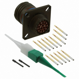 D38999/20WE35SN, Appliance socket with flange 17-35 55P, Amphenol