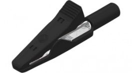 930 319-100, Crocodile clip diam. 2 mm black 30 VAC 60 VD, SKS Kontakttechnik