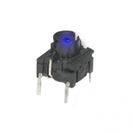 4FSH901, Board switch 24 VDC 50 mA Blue, 20 mA 3.4 V, MEC Switches