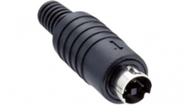 MP-371-S8, Mini DIN cable plug MP-371 8 Soldering Contacts, Lumberg Connect
