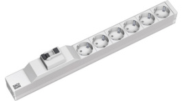 333.411, Power distribution unit, Fuse, 6xF (CEE 7/3), 2 m, Bachmann